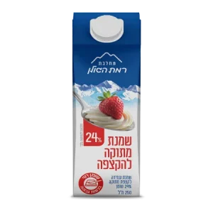 שמנת להקצפה 24%